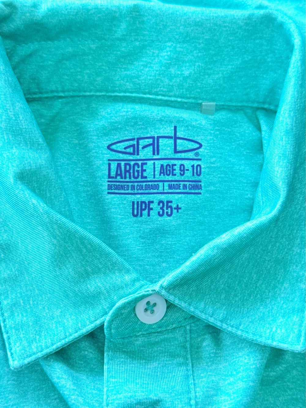 Garb | Pebble Beach Performance Polo | Size Large 9-10 - Picture 3 of 5